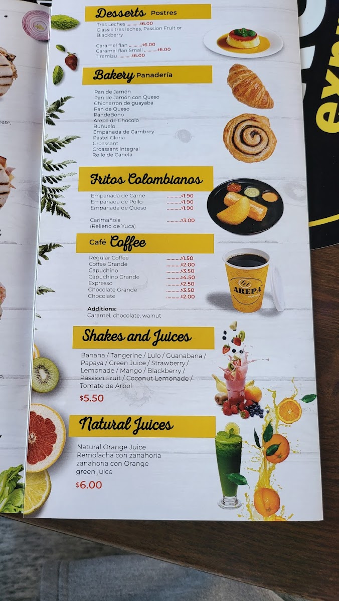 Arepa Express Menu - Image 4